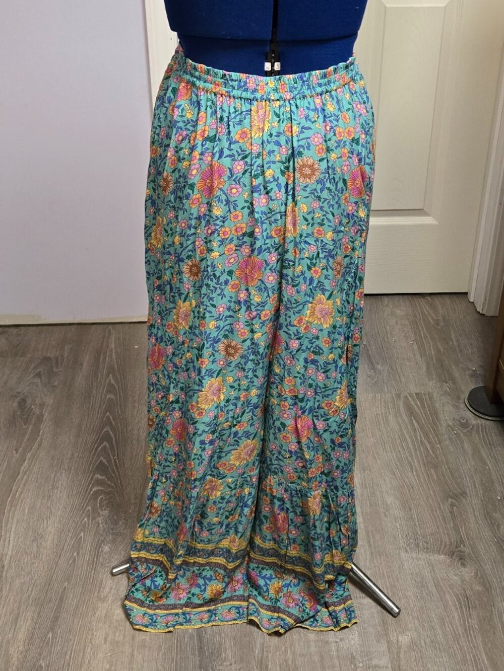 Spell and the Gypsy Collective Original Folktown Turquoise Maxi Skirt, M, EUC - Picture 5 of 6